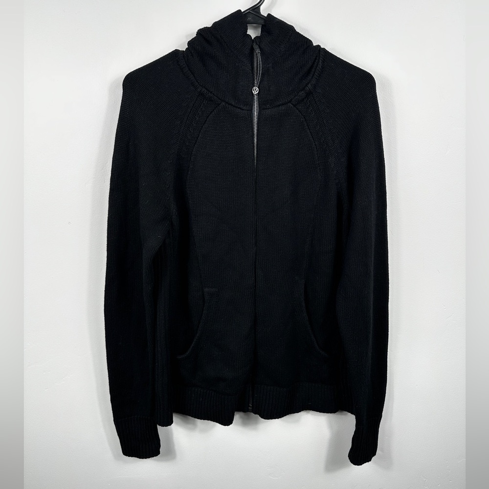 Lululemon Scuba Hoodie Cashlu Black Size 6